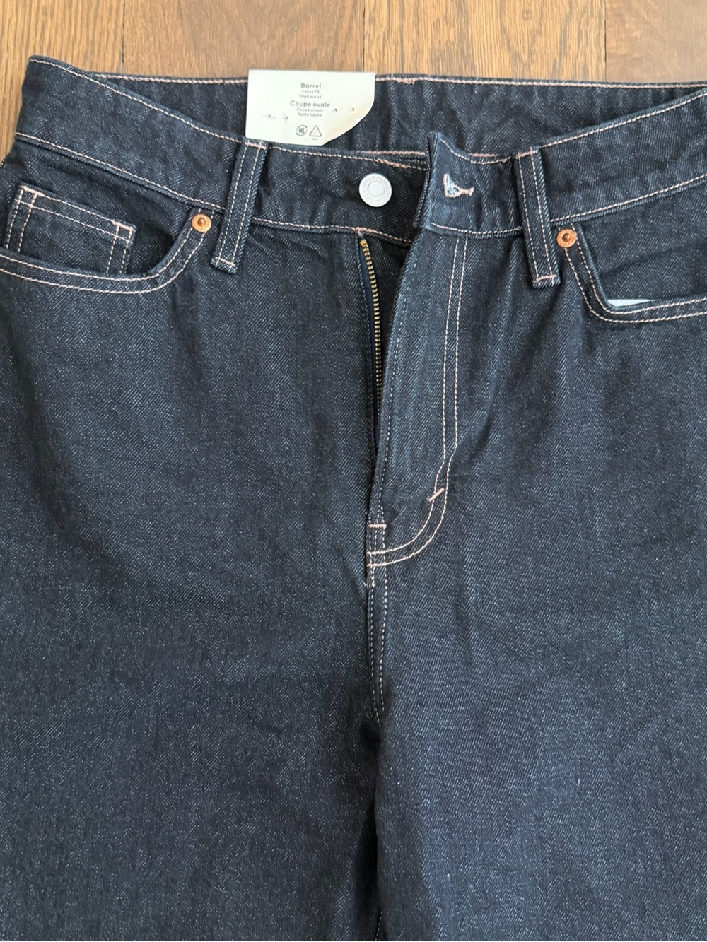 Women’s Dark Indigo Barrel Jeans - H&M